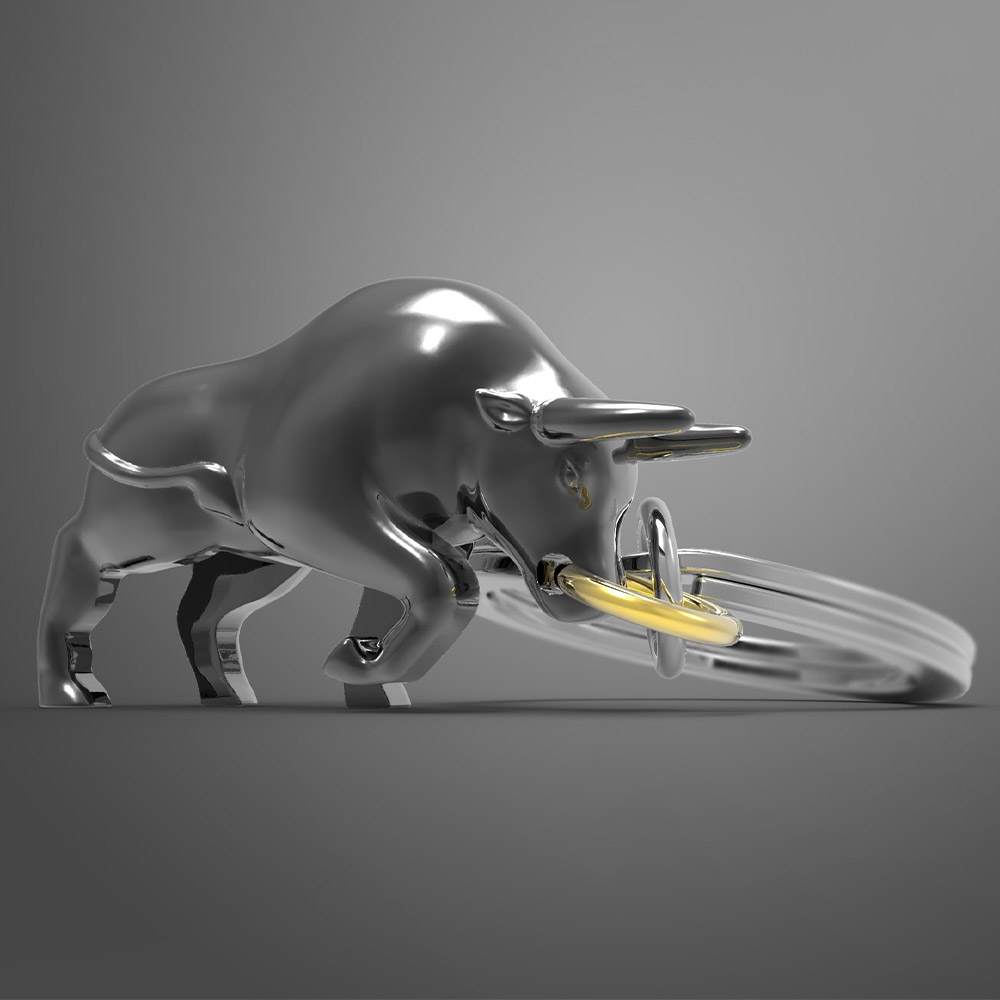 Bull Ring Keychain