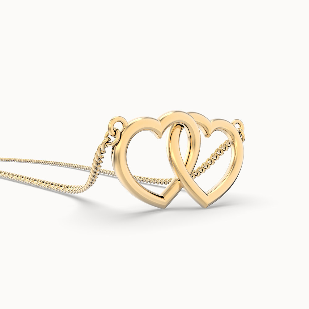 Double Heart Necklace