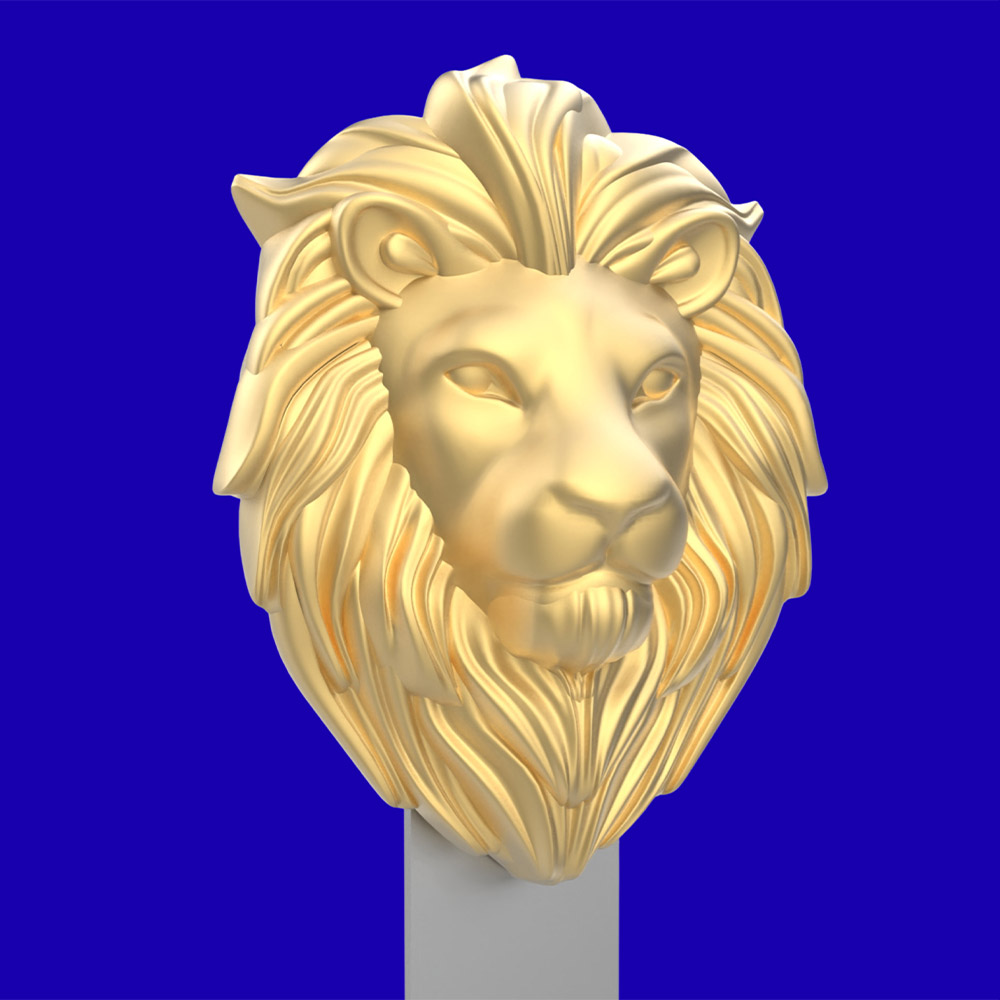Lion Head Bookmark