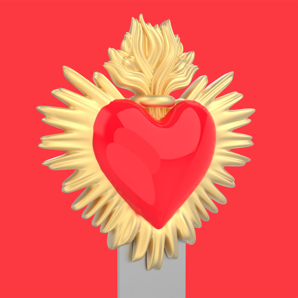 Sacred Heart Bookmark