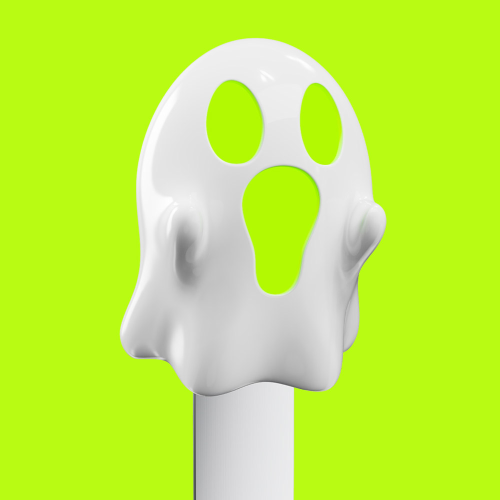 Spooky Ghost Bookmark