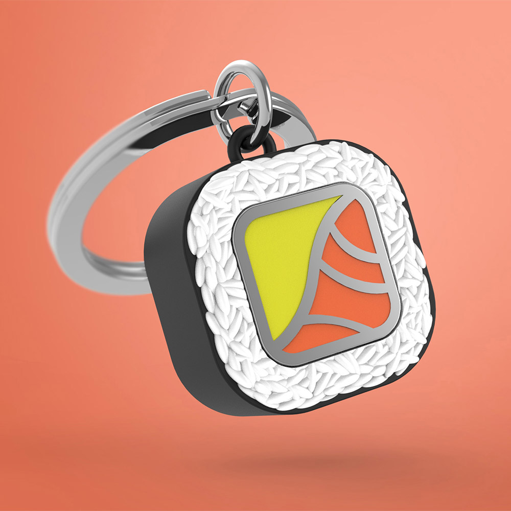Sushi Keychain
