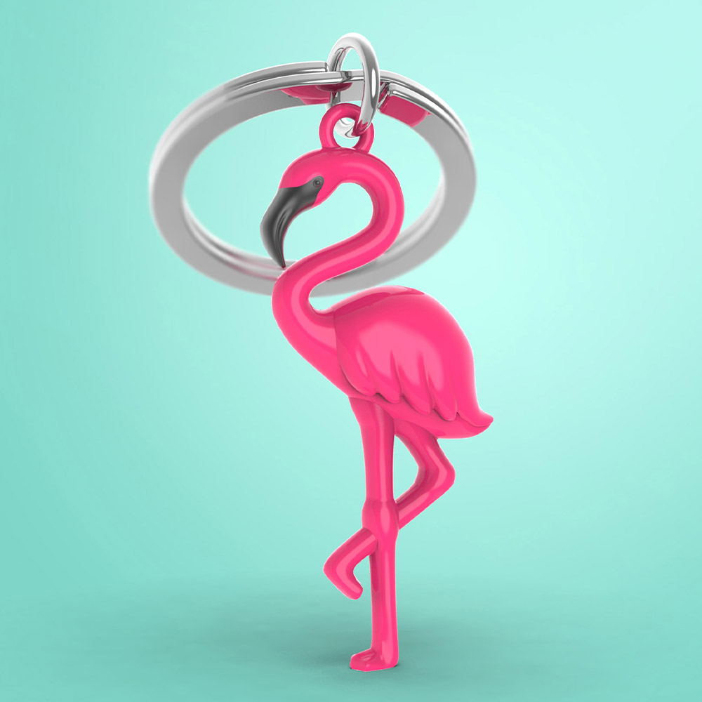 Flamingo Keychain