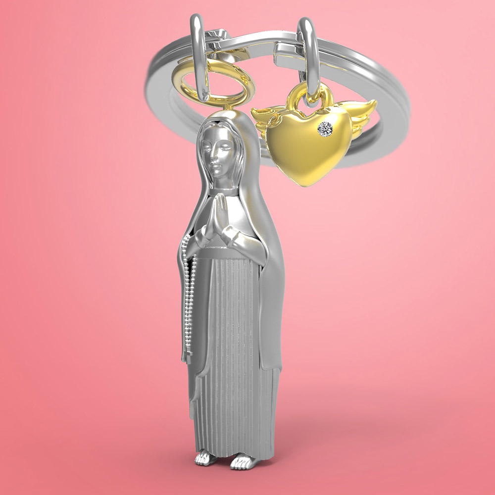 Holy Mary Keychain