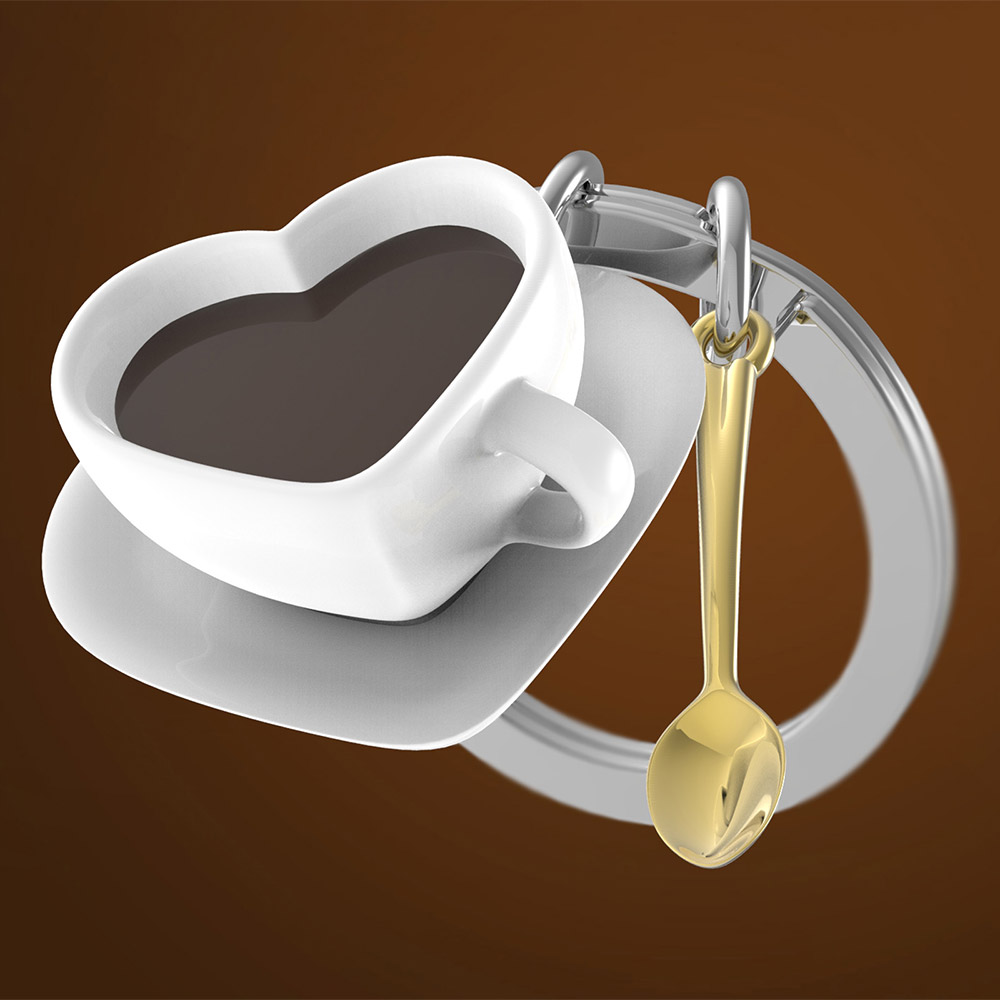 Coffee Lover Keychain