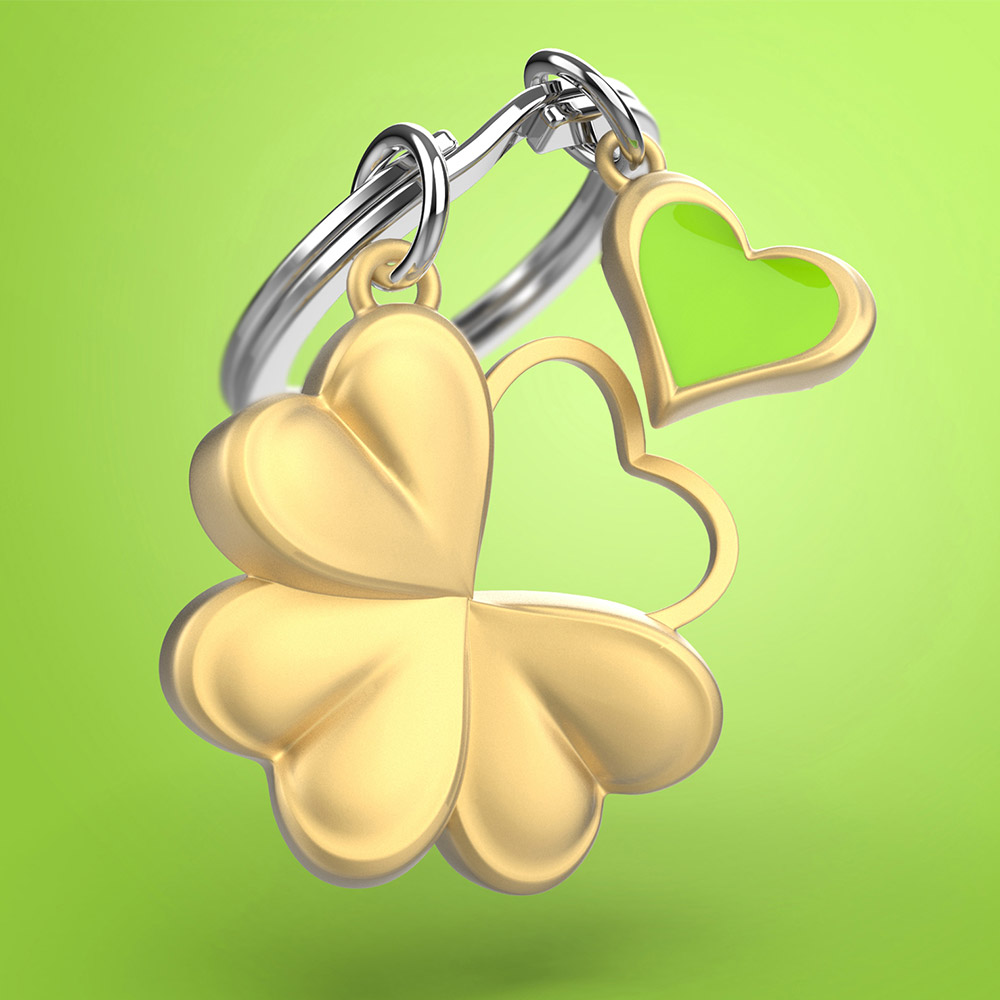 Lucky Clover Keychain