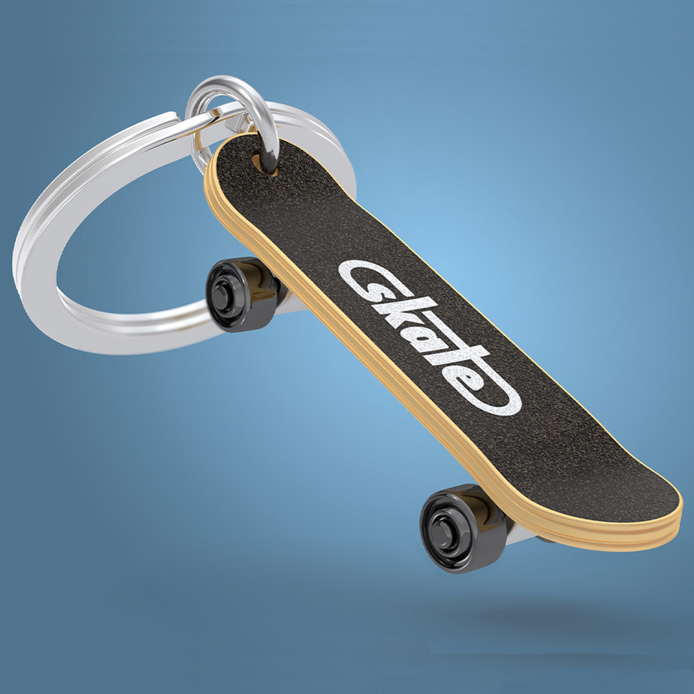 Skateboard Keychain