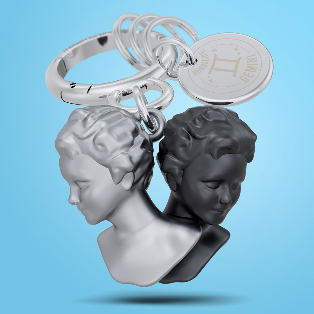 Gemini Keychain