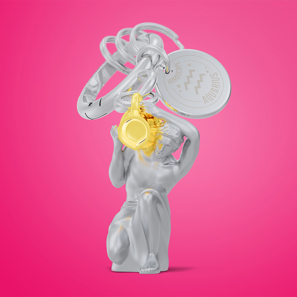 Aquarius Keychain