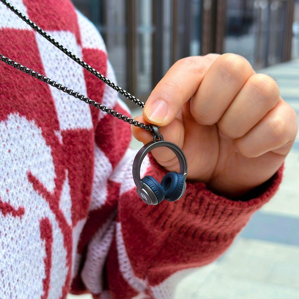 Headphone On-Shirt Necklace