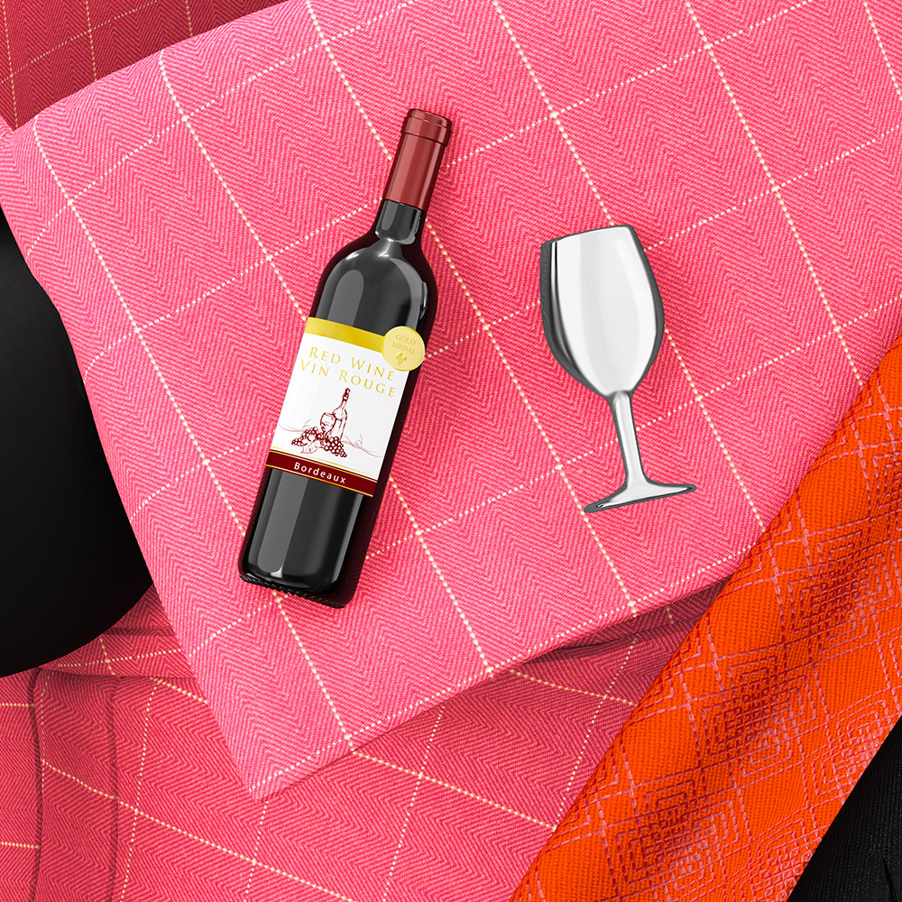 Red Wine Fashion Pin