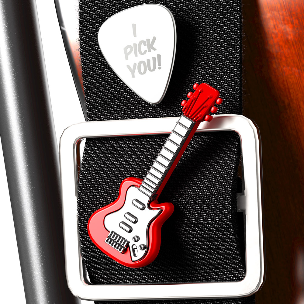 Guitar Fashion Pin